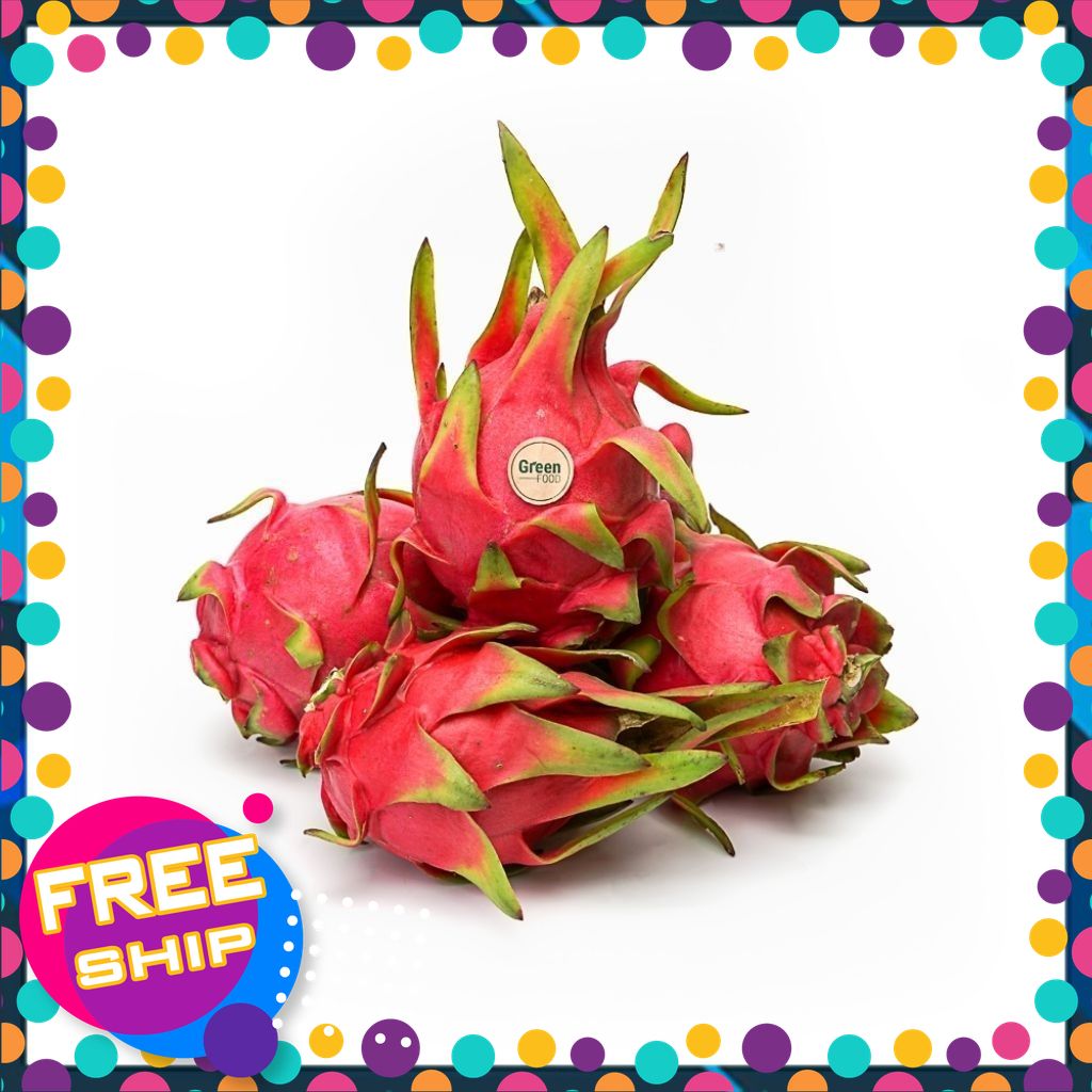 ♥ Thùng 5kg Thanh Long Ruột Đỏ Trồng Vùng Nông Sản OCOP3 tươi ngon ngọt.