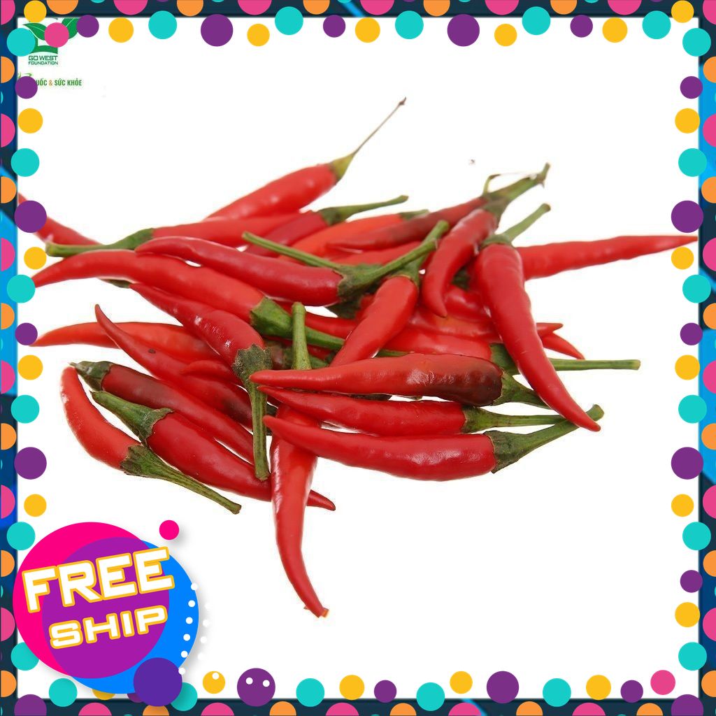 Ớt cay 100g.[Rau tươi] Ớt cay lắm 100g.do tính chất rau tươi hái tại ruộng