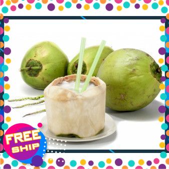 Dừa tươi nguyên quả nhiều nước []