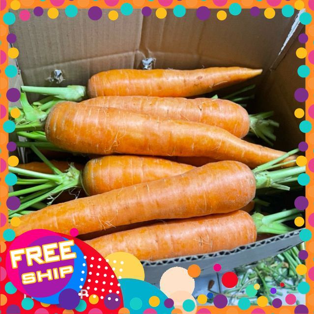 [VIETGRI - Tươi Sạch Và An Toàn] [Giao HÀNG TOÀN QUỐC].2kg CàRốt QUÊ TRUNG DU PHÚ THỌ.