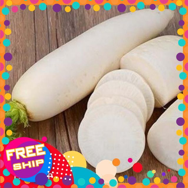 [NONG SAN SACH TRUNG DU] 500gr. 1KG. 3KG Củ cải trắng