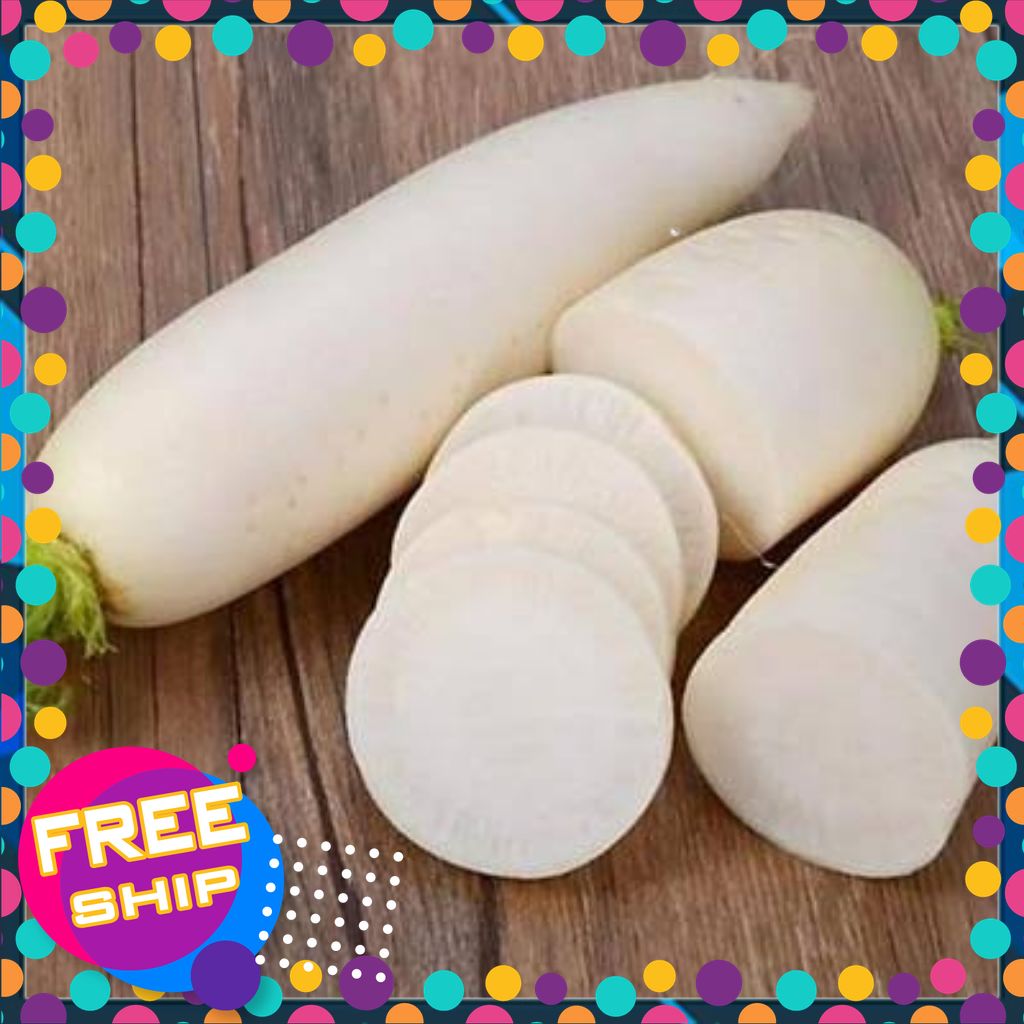 [NÔNG SẢN HỮU CƠ An Khang Food] 1kg củ cải trắng tươi ngon không hóa chất bảo quản