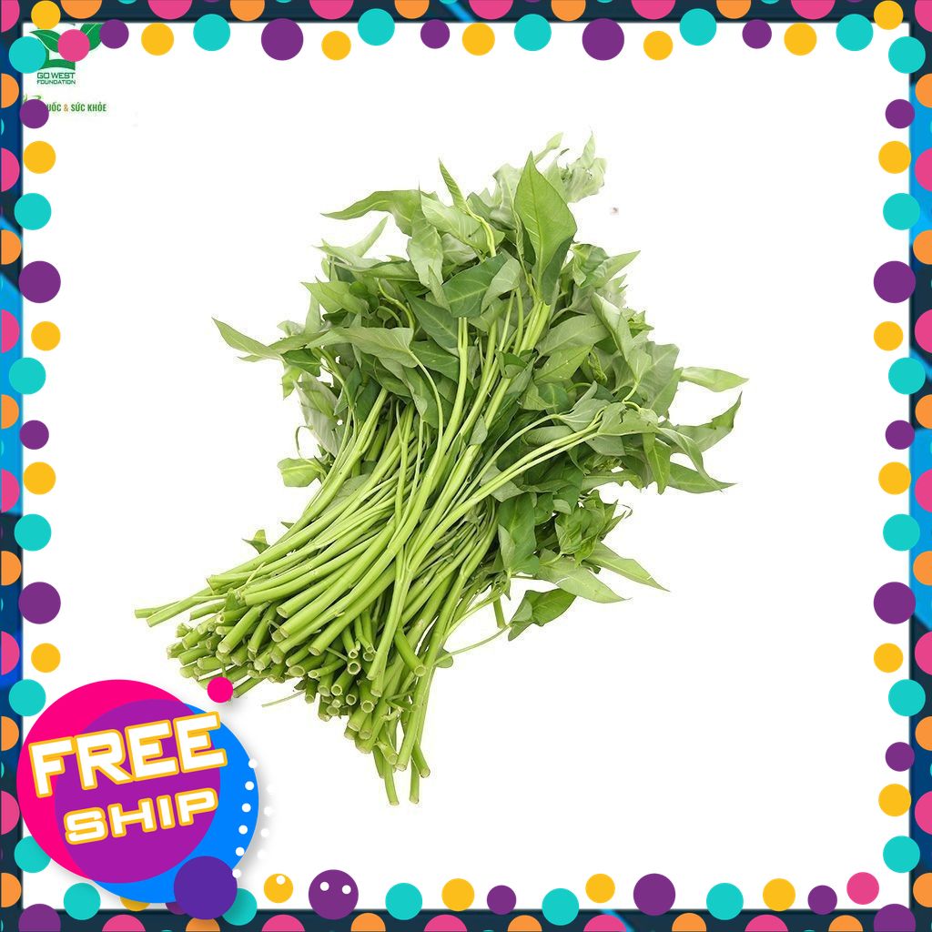 Rau muống gói 500g.[Rau tươi] [Chỉ Giao Miền Bắc] Rau Muống 500g.do tính chất rau tươi hái