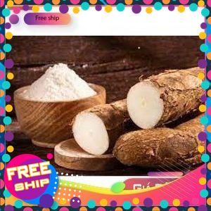 COMBO 3kg, 5kg Củ sắn Nếp mới thu hoạch còn được gọi củ khoai mì. Bở tung khi luộc chín muối